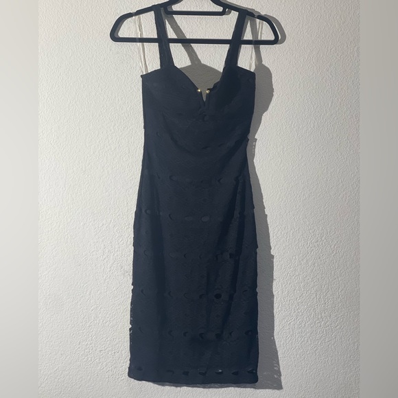 Guess  Square Neck Ruched Dress
Style # W4FK0XK0T00 - Picture 1 of 5